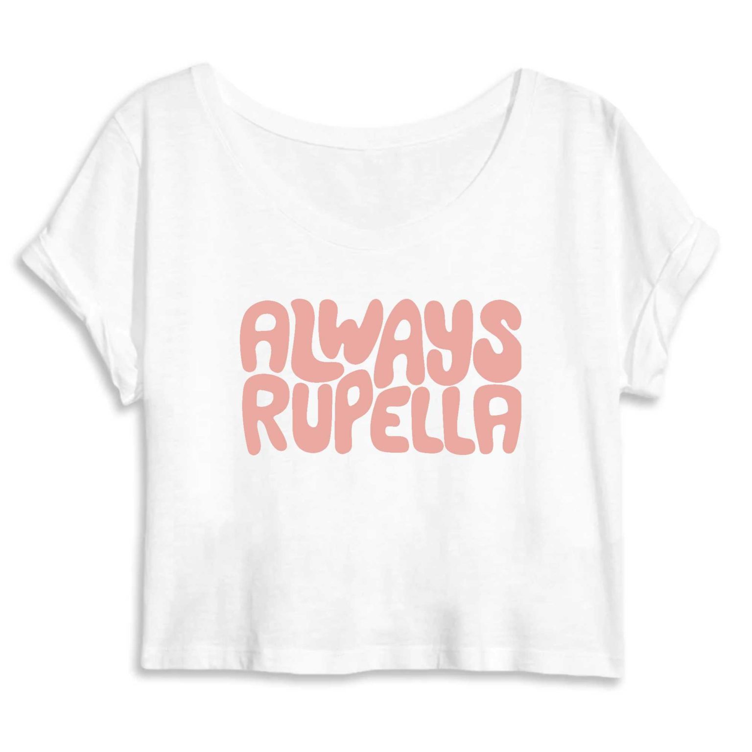 Crop Top Femme 100% Coton BIO - ALWAYS RUPELLA
