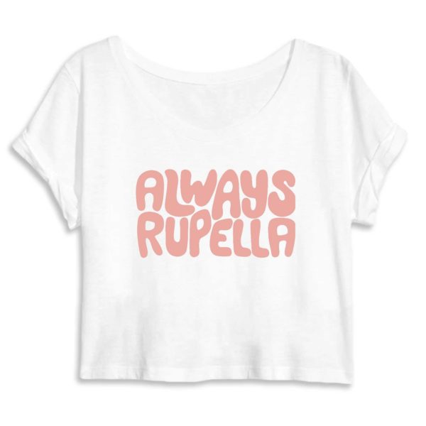 Crop Top Femme 100% Coton BIO - ALWAYS RUPELLA