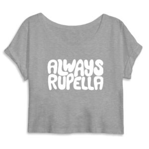 Crop Top Femme 100% Coton BIO - ALWAYS RUPELLA