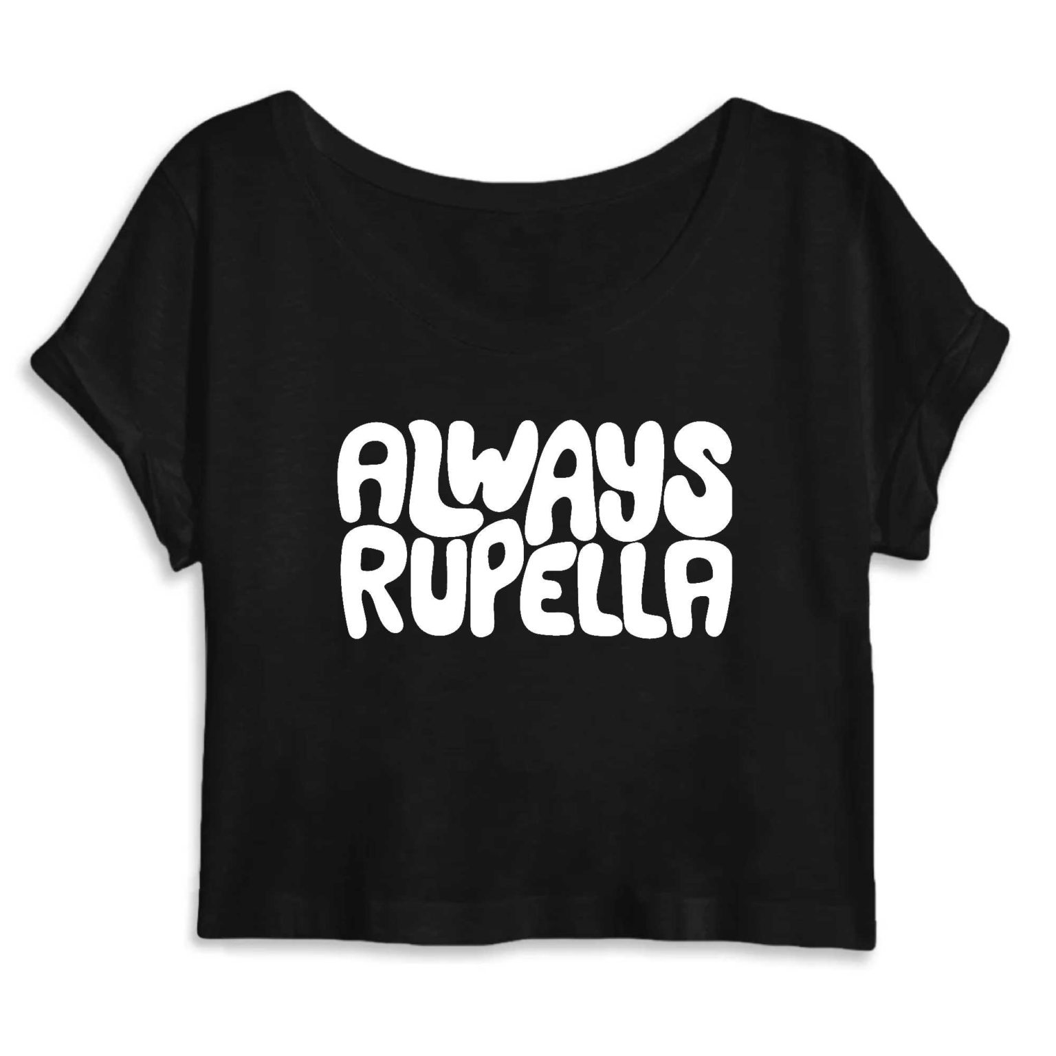 Crop Top Femme 100% Coton BIO - ALWAYS RUPELLA
