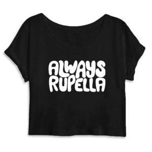 Crop Top Femme 100% Coton BIO - ALWAYS RUPELLA